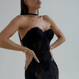 Daria – Satiinist babydoll pitsiga