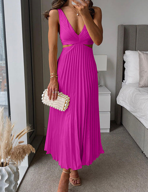 Kati - Ilma Varrukateta Midi Kleid