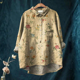 Paula - Vintage Looduslilleline T-särk