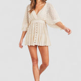 Mira – Mini Retro Kleid Lõhnade Detailidega