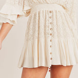 Mira – Mini Retro Kleid Lõhnade Detailidega