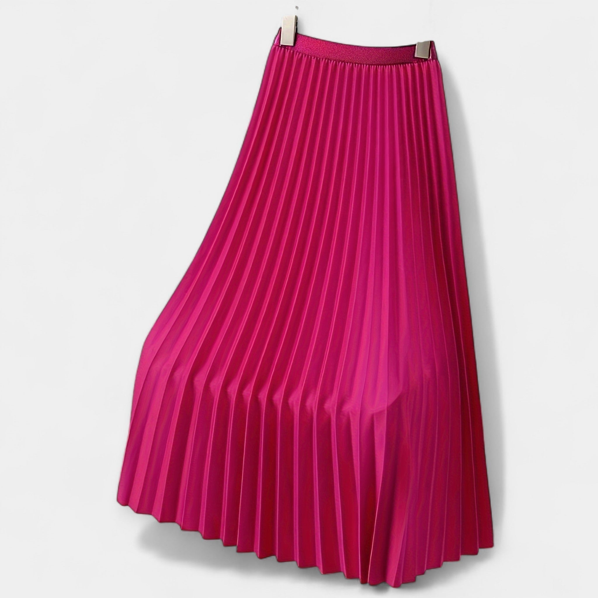 Plisseeritud Satin Seelik