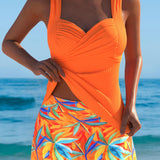 Minodora – Elegantne tankini troopilise seelikuga