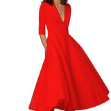 Laura - Midi Naiste Kleid