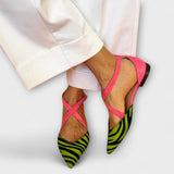 Zebra Muster Tantsijalatsid