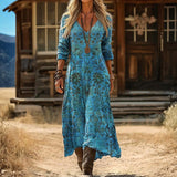 Marika - Vintage Inspiratsiooniga Pikkade Varrukatega Kleid