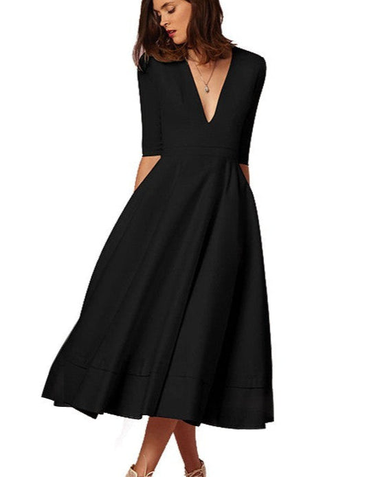 Laura - Midi Naiste Kleid