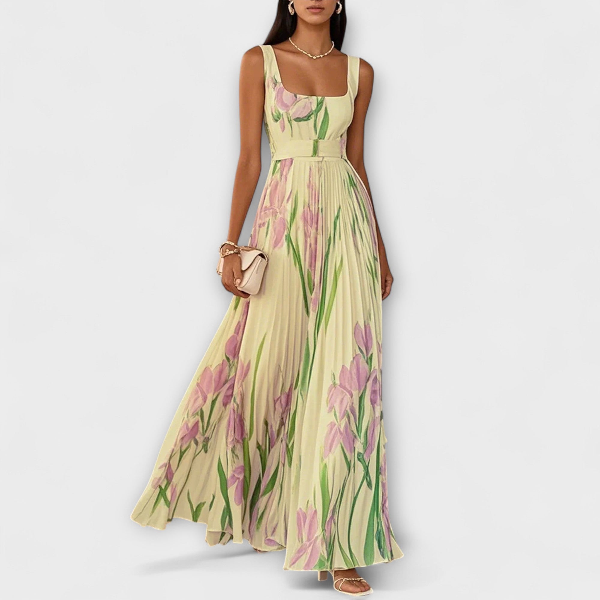 Penelope - Maxi Chiffon Kleit