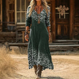 Maria - Vintage Inspiratsiooniga Pikkade Varrukatega Kleid