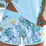 Bianka – Elegantne tankini ookeaniprindiga