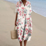 Sille - Lilleline Vintage Linane Kleid