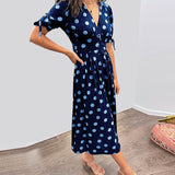 Mona - Elegantne Täpiline Kleid