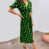 Monika - Elegantne Täpiline Kleid