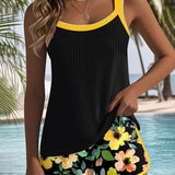 Miruna – Kaheosaline ujumistrikoo tankini pükstega