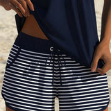 Nikoleta – Tankini Boxer Lihtne Riba