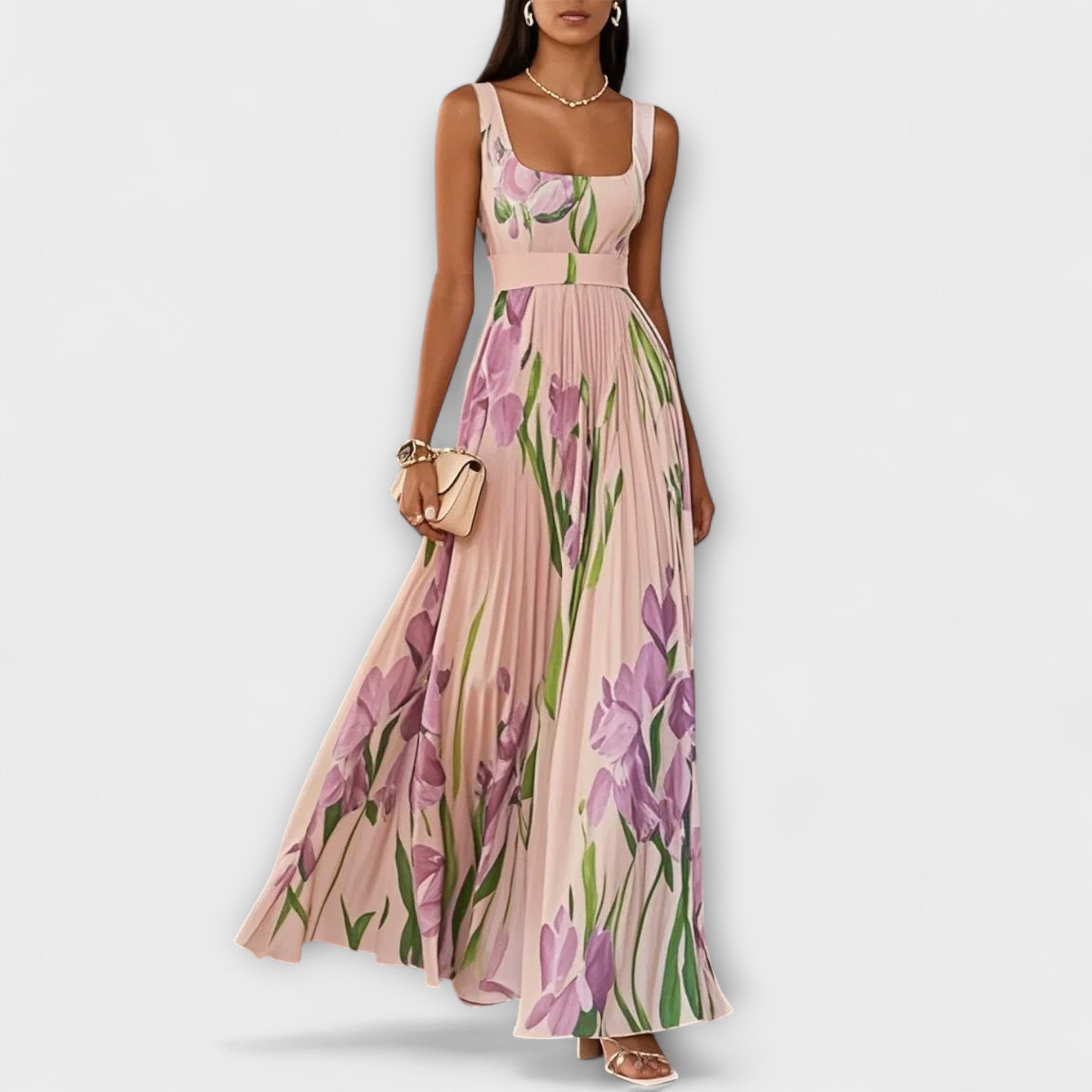 Penelope - Maxi Chiffon Kleit