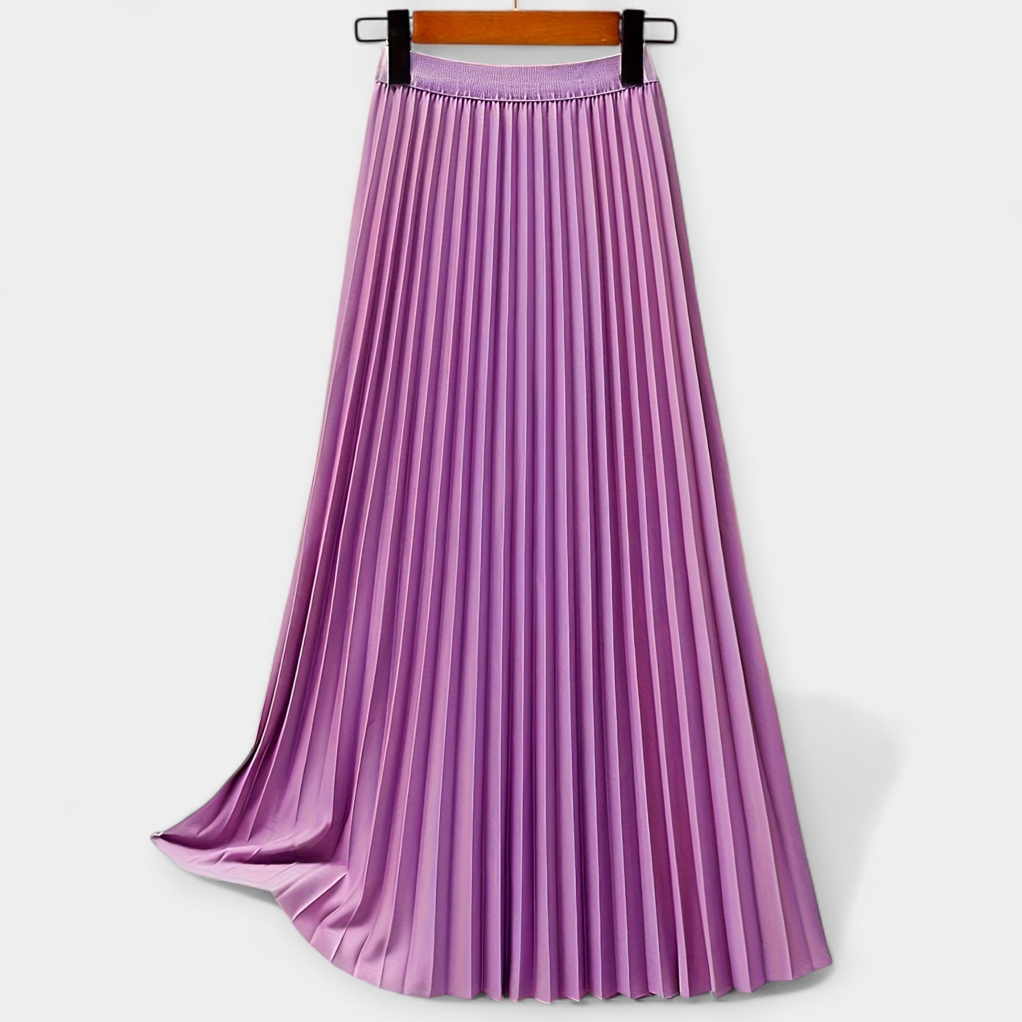 Plisseeritud Satin Seelik