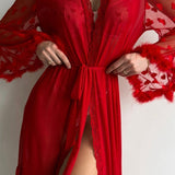 Ilinca – Läbipaistvast pitsist kimono