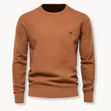 Mikael - Ümar Kaelusega Kootud Pullover