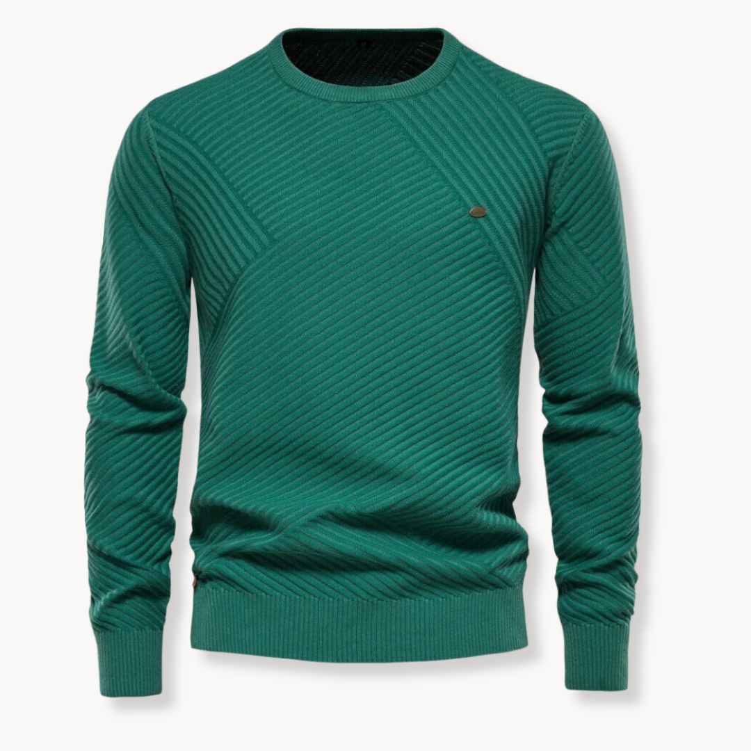 Mikael - Ümar Kaelusega Kootud Pullover