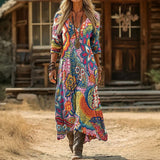 Marianne - Vintage Inspiratsiooniga Pika Varrukaga Kleid