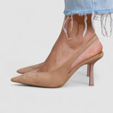 Marlene - Nude Slingback Kontsad