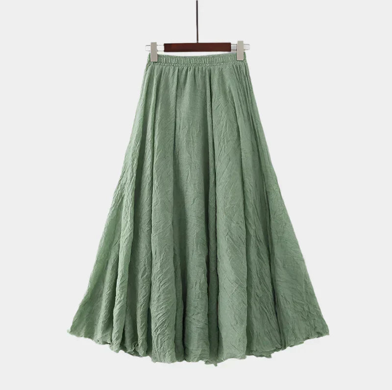 Elegantne Kõrge Vööga Seelik