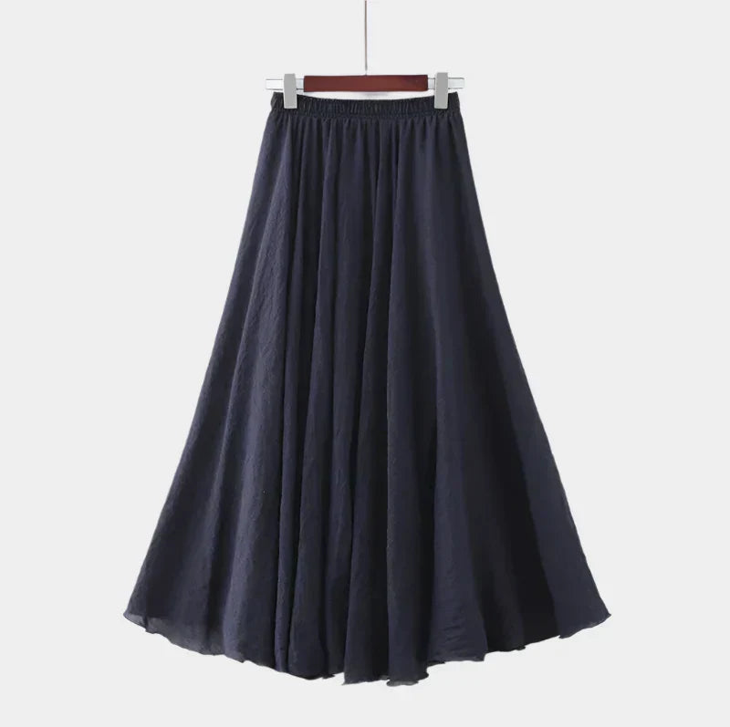 Elegantne Kõrge Vööga Seelik
