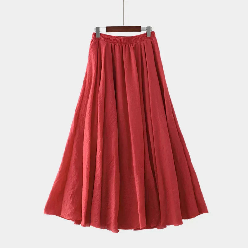 Elegantne Kõrge Vööga Seelik