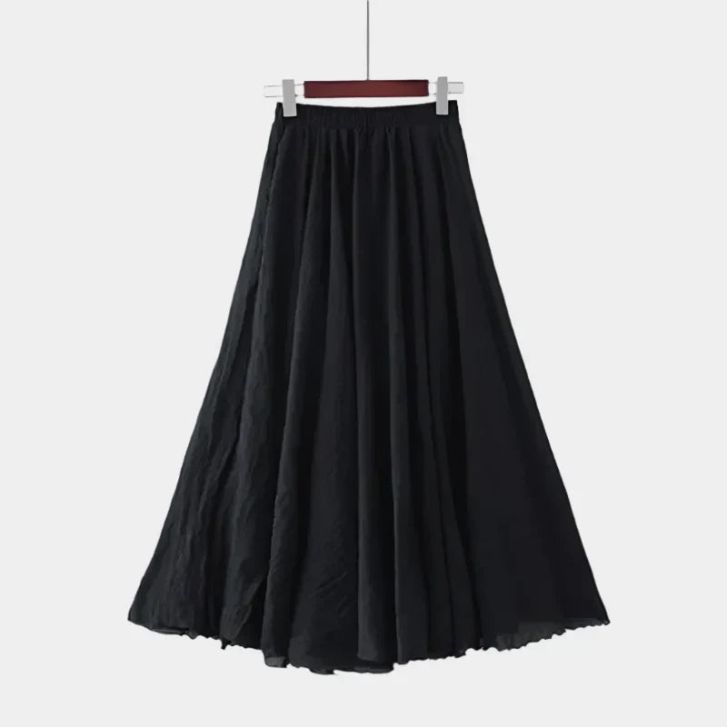 Elegantne Kõrge Vööga Seelik