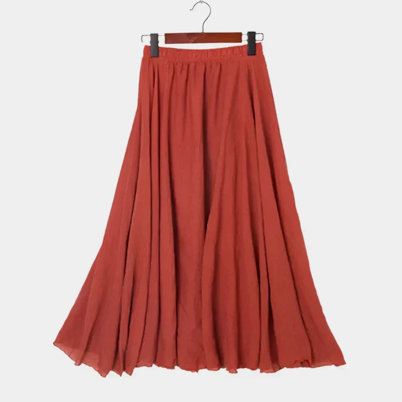 Elegantne Kõrge Vööga Seelik