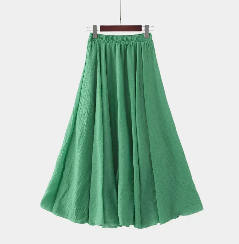 Elegantne Kõrge Vööga Seelik