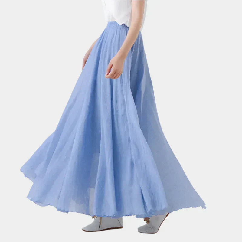 Elegantne Kõrge Vööga Seelik