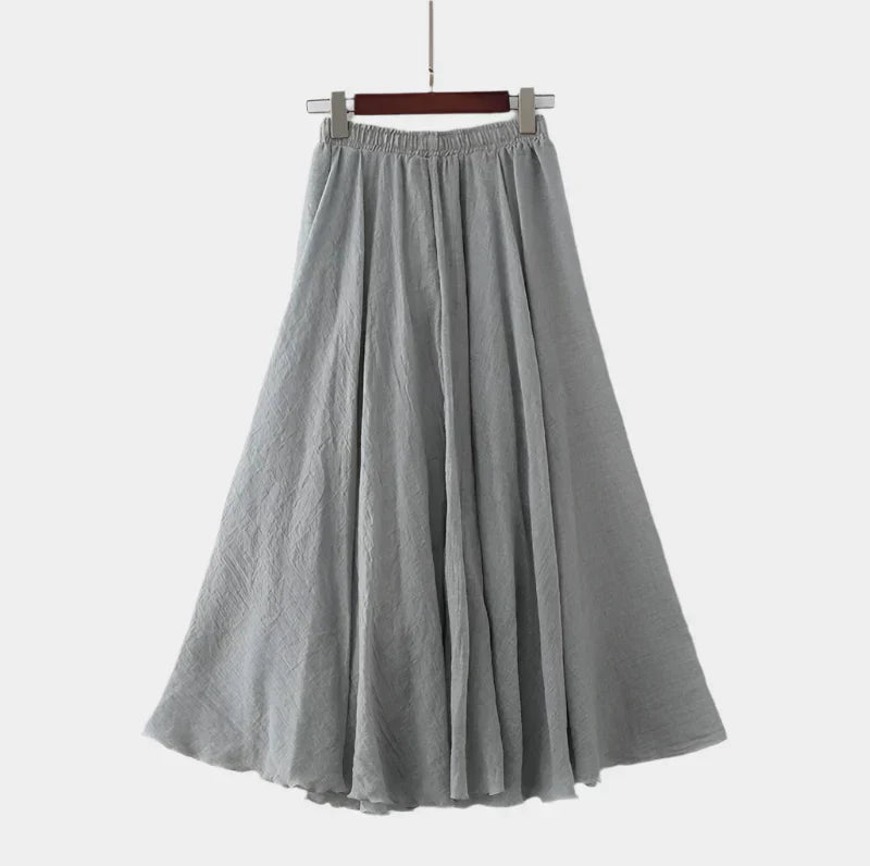 Elegantne Kõrge Vööga Seelik