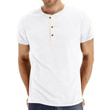 T-särk Henley - Pehme Materjal Kraega