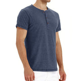 T-särk Henley - Pehme Materjal Kraega