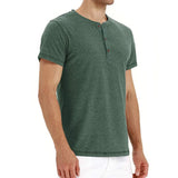 T-särk Henley - Pehme Materjal Kraega
