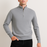Nahkpulli - Poolt Zipper
