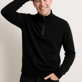 Nahkpulli - Poolt Zipper