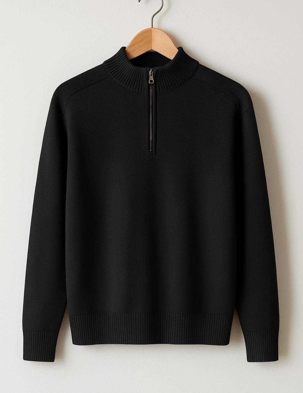 Nahkpulli - Poolt Zipper