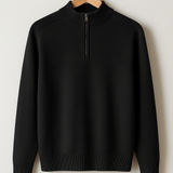 Nahkpulli - Poolt Zipper