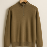 Nahkpulli - Poolt Zipper