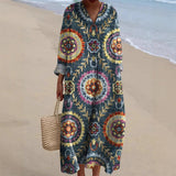 Paloma - Boho Kleid Etnilise Musteriga