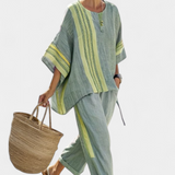 Loreen - Boho Linase ja Bambu Komplekt