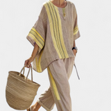 Loreen - Boho Linase ja Bambu Komplekt