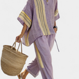 Loreen - Boho Linase ja Bambu Komplekt