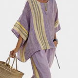 Loreen - Boho Linase ja Bambu Komplekt