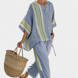Loreen - Boho Linase ja Bambu Komplekt