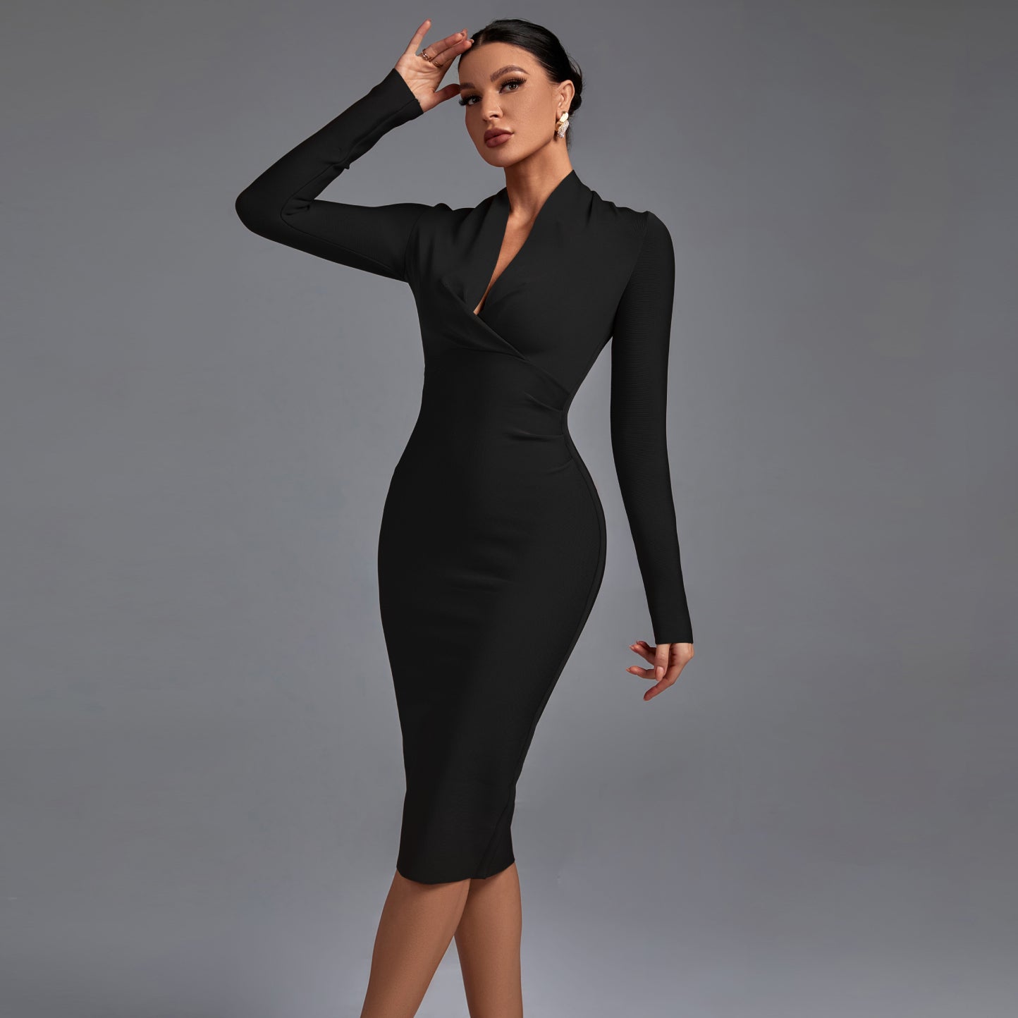 Samara - Pika Varrukaga Kleid