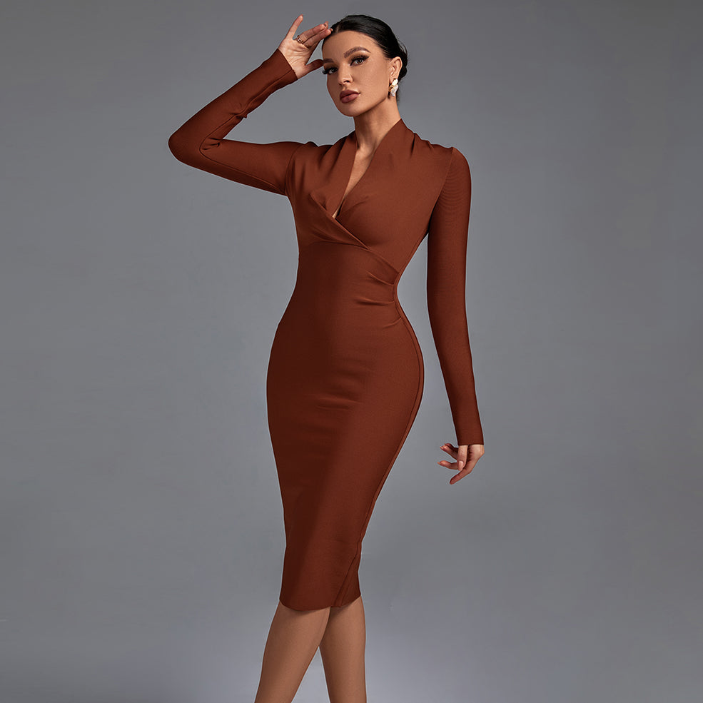 Samara - Pika Varrukaga Kleid